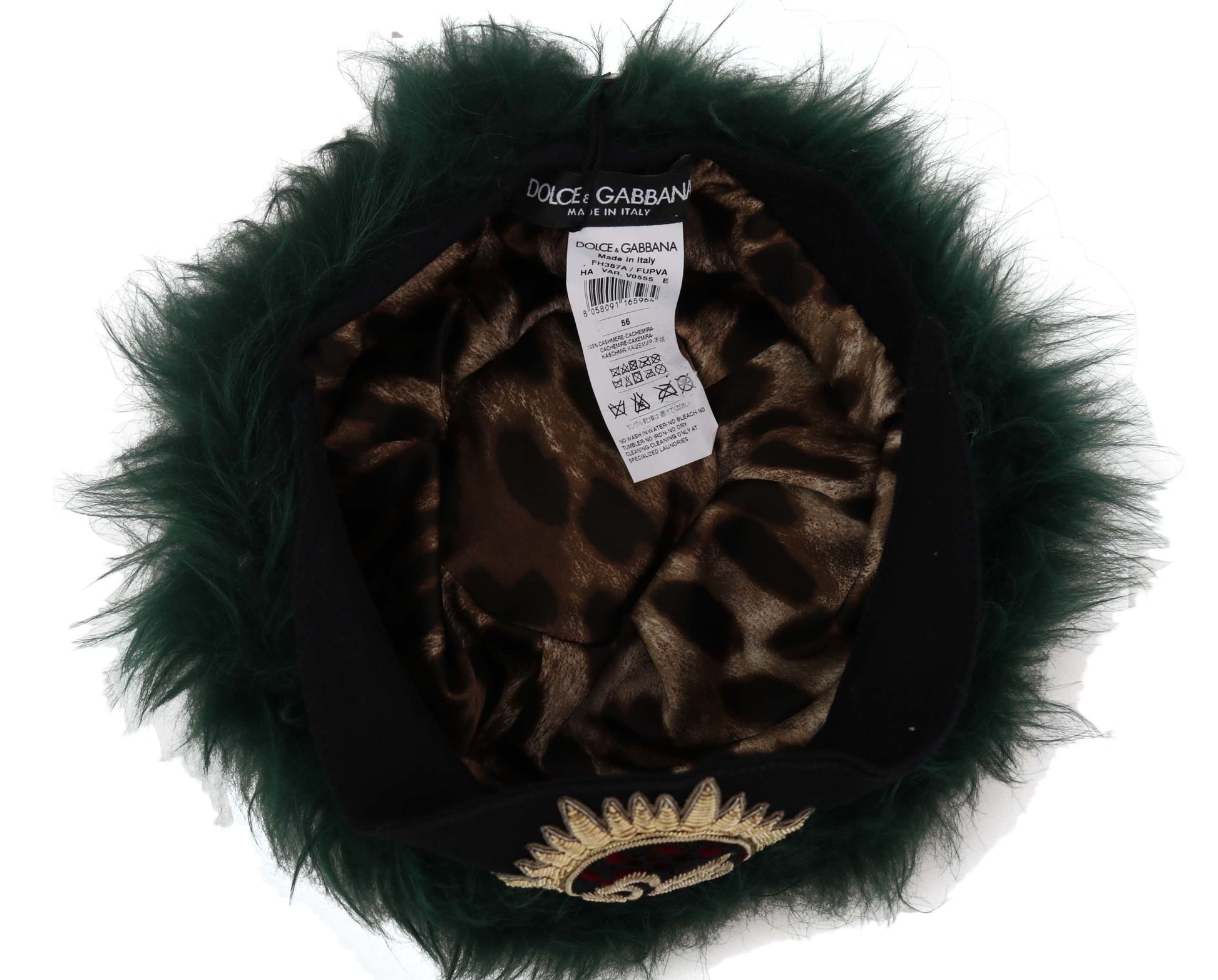 Dolce & Gabbana Green Beanie for Women detail view