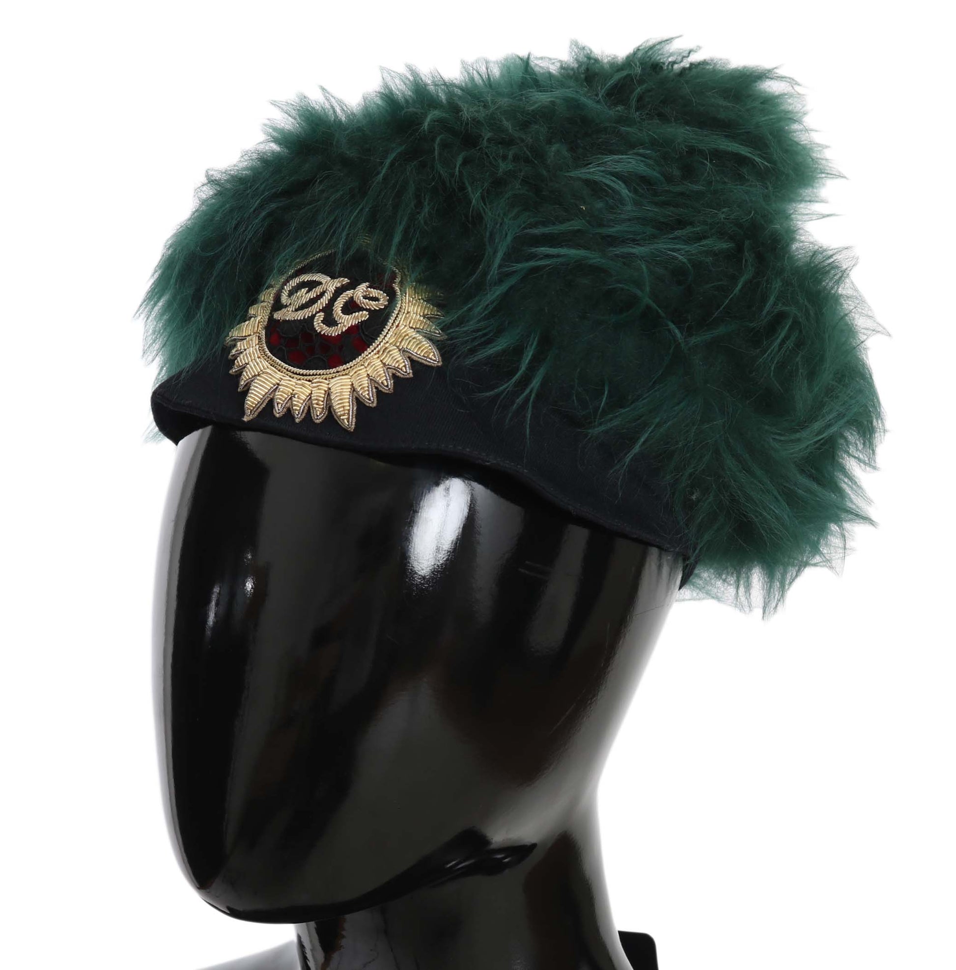 Dolce & Gabbana Green Beanie for Women side view
