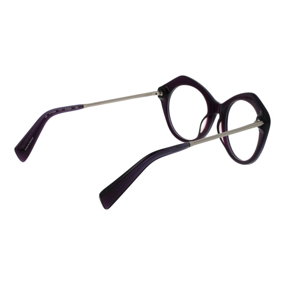 Lunettes (monture) violettes en métal et plastique Yohji Yamamoto