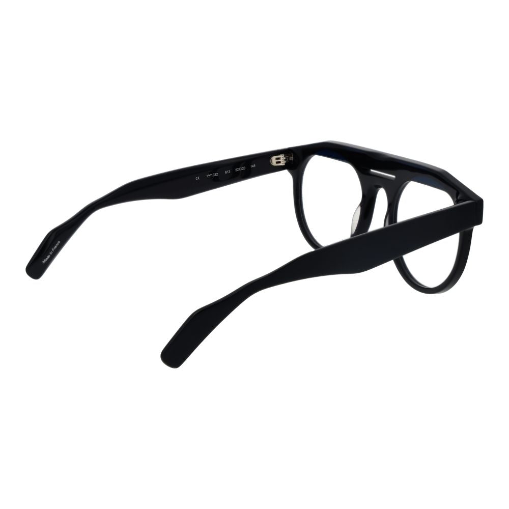 Yohji Yamamoto Black Glasses Frames for Men detail view