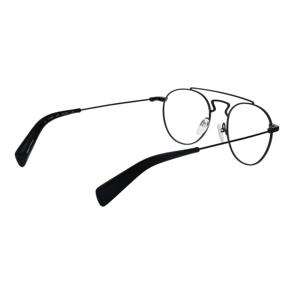 Yohji Yamamoto Black Glasses Frames for Men detail view