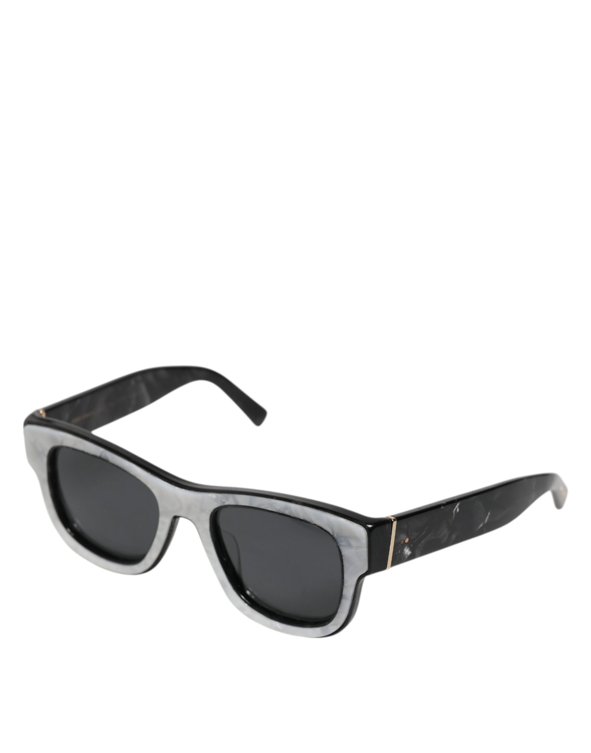 Dolce & Gabbana Pearl White Acetate Frame Domenico Shade Sunglasses