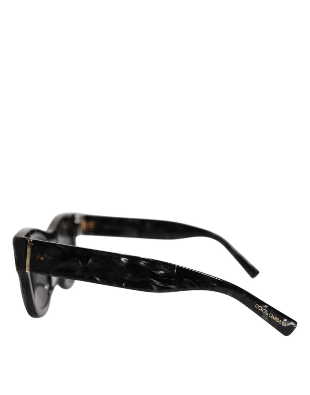 Dolce &amp; Gabbana – Domenico Shade – Sonnenbrille mit perlweißem Acetatrahmen