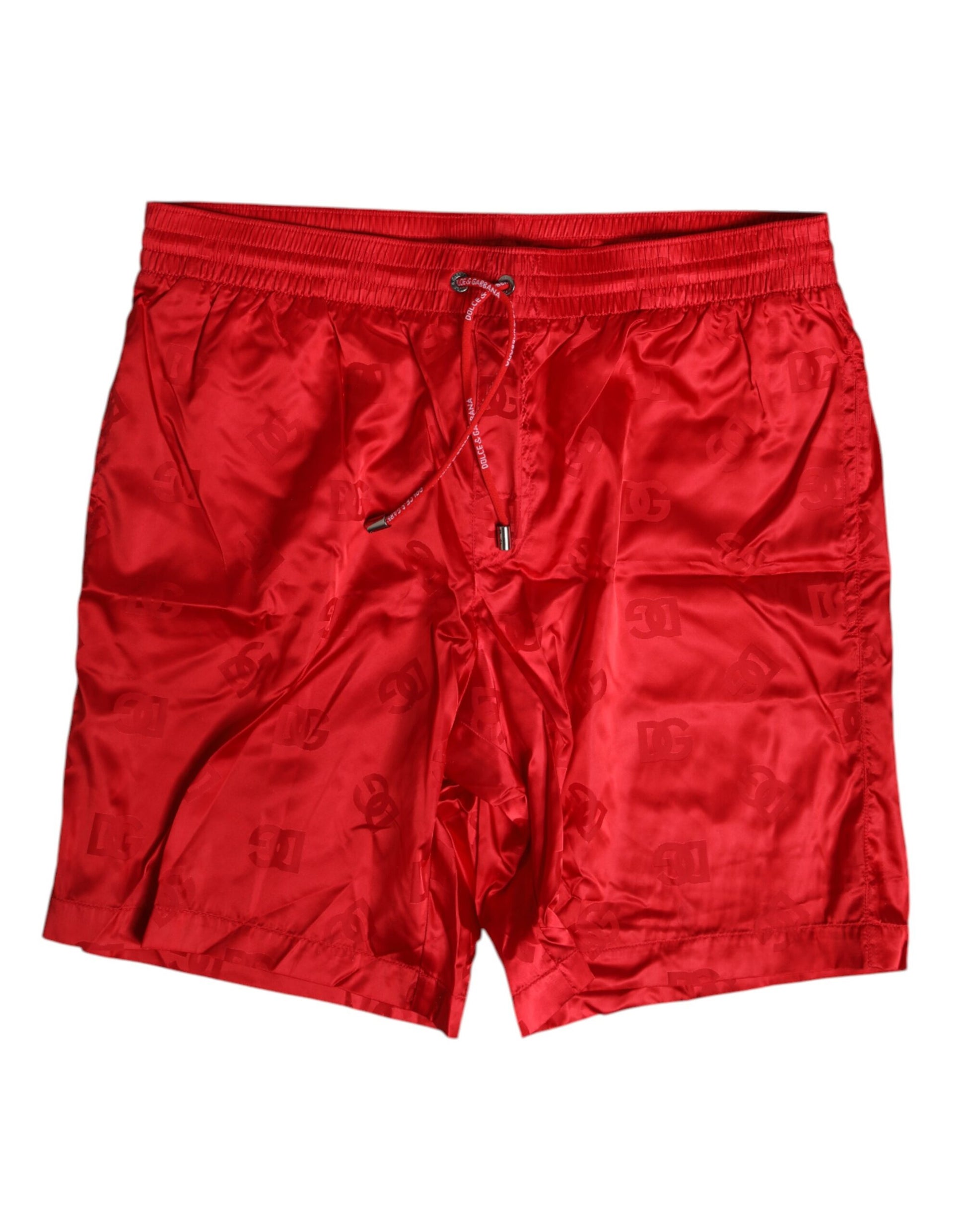 Dolce & Gabbana Red Swim Shorts for Men alternate view