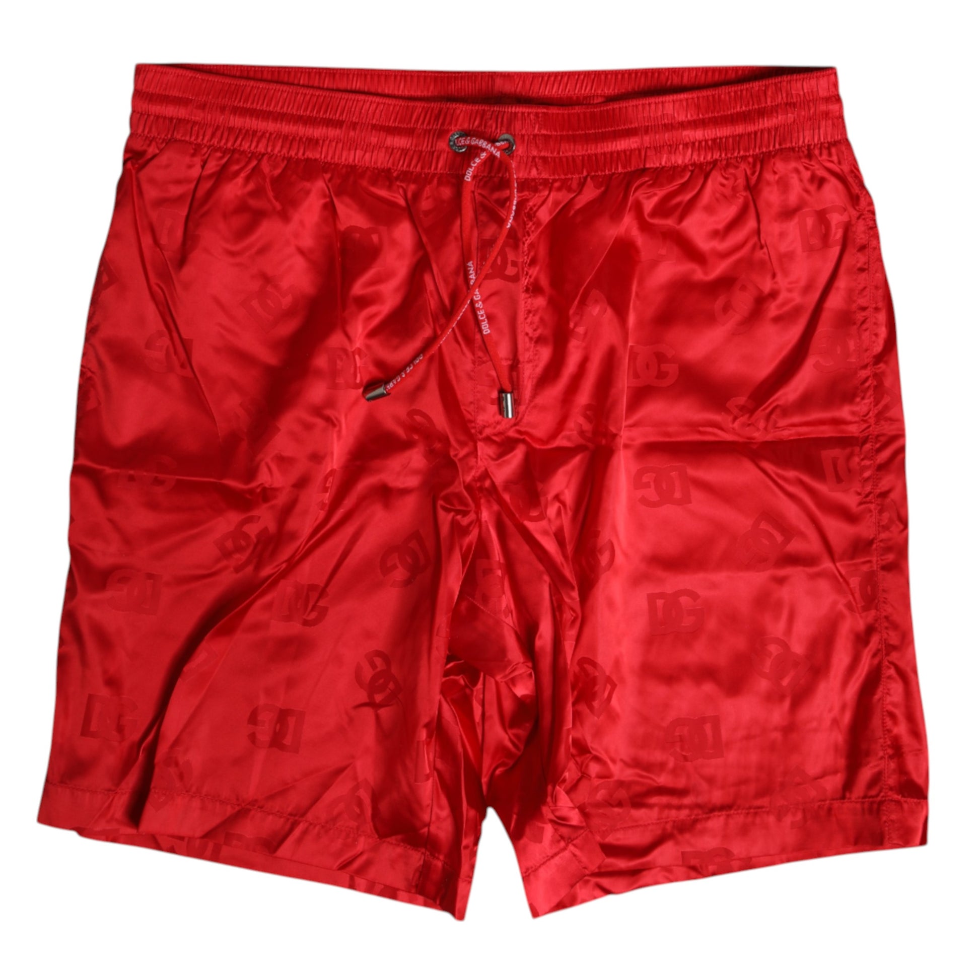 Dolce & Gabbana Red Swim Shorts for Men additional view