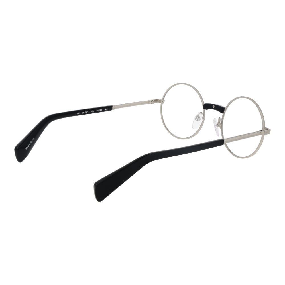 Yohji Yamamoto Silver Glasses Frames for Men detail view