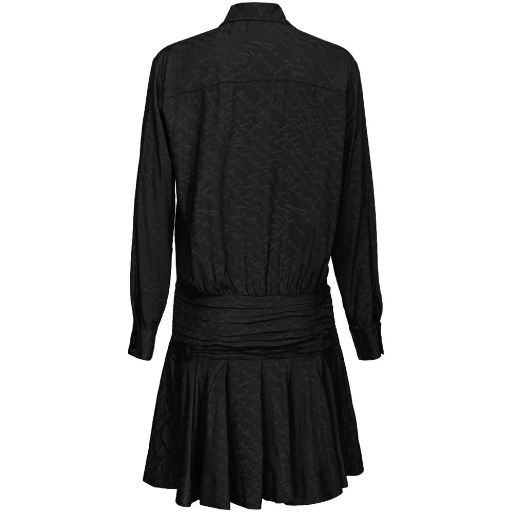 PINKO Schwarzes Seidenkleid für Damen