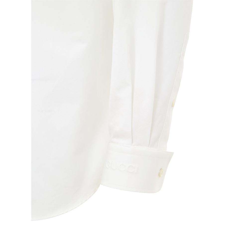 Gucci White Dress Shirt for Men side view