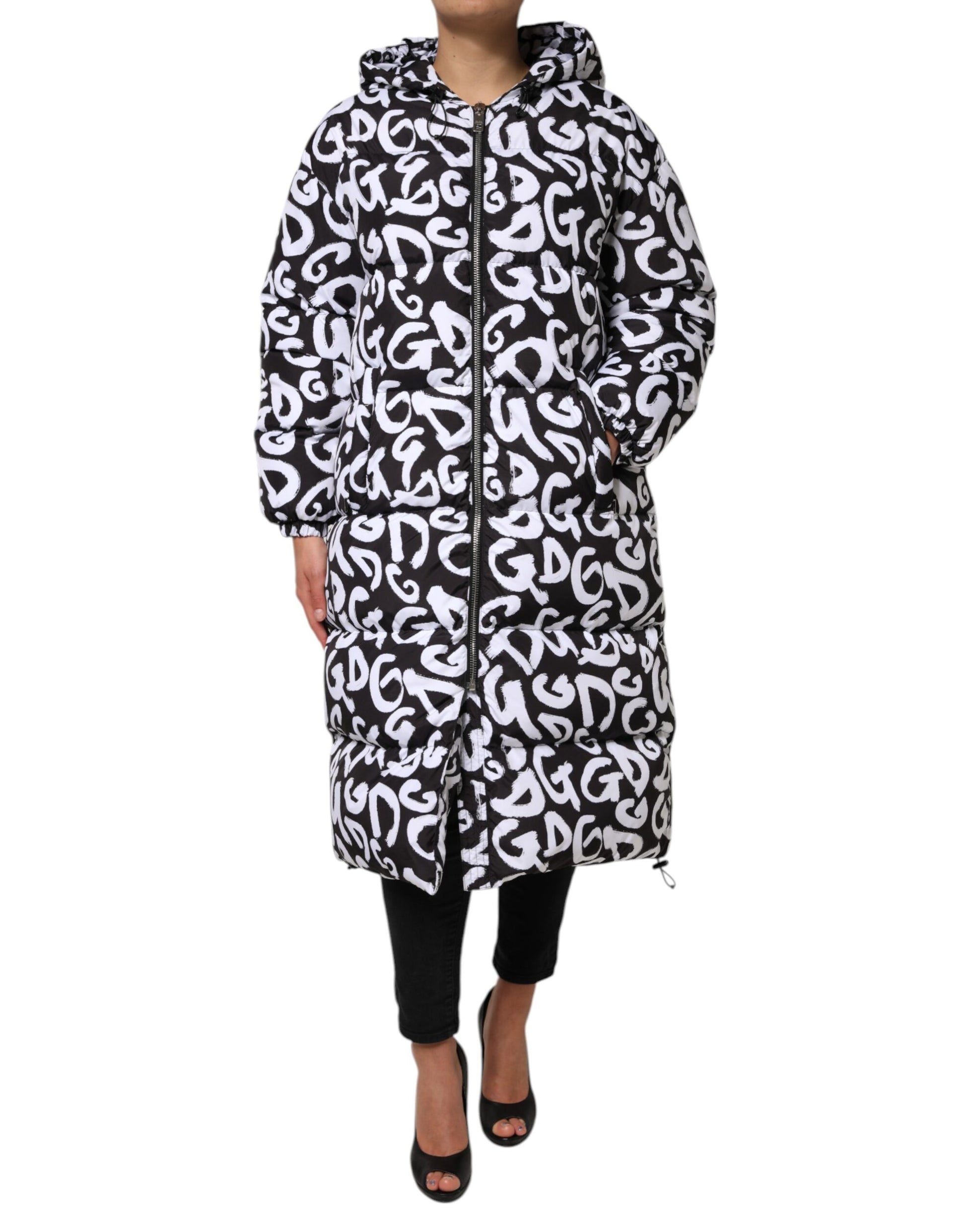 Dolce & Gabbana Black Full Length Jacket for Women