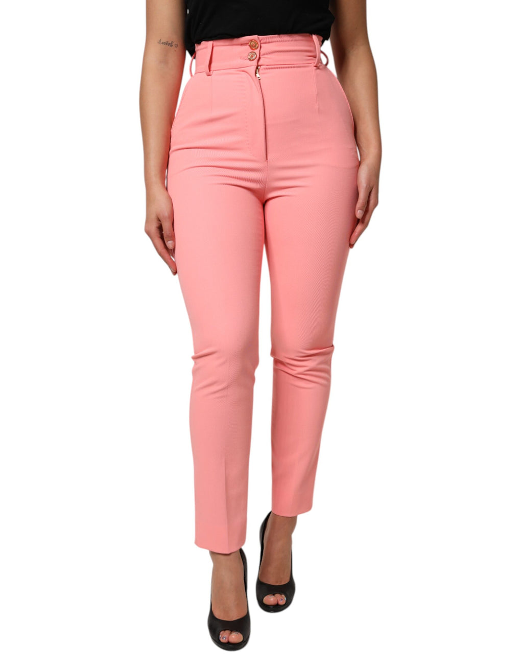 Dolce & Gabbana Pink Dress Pants for Women