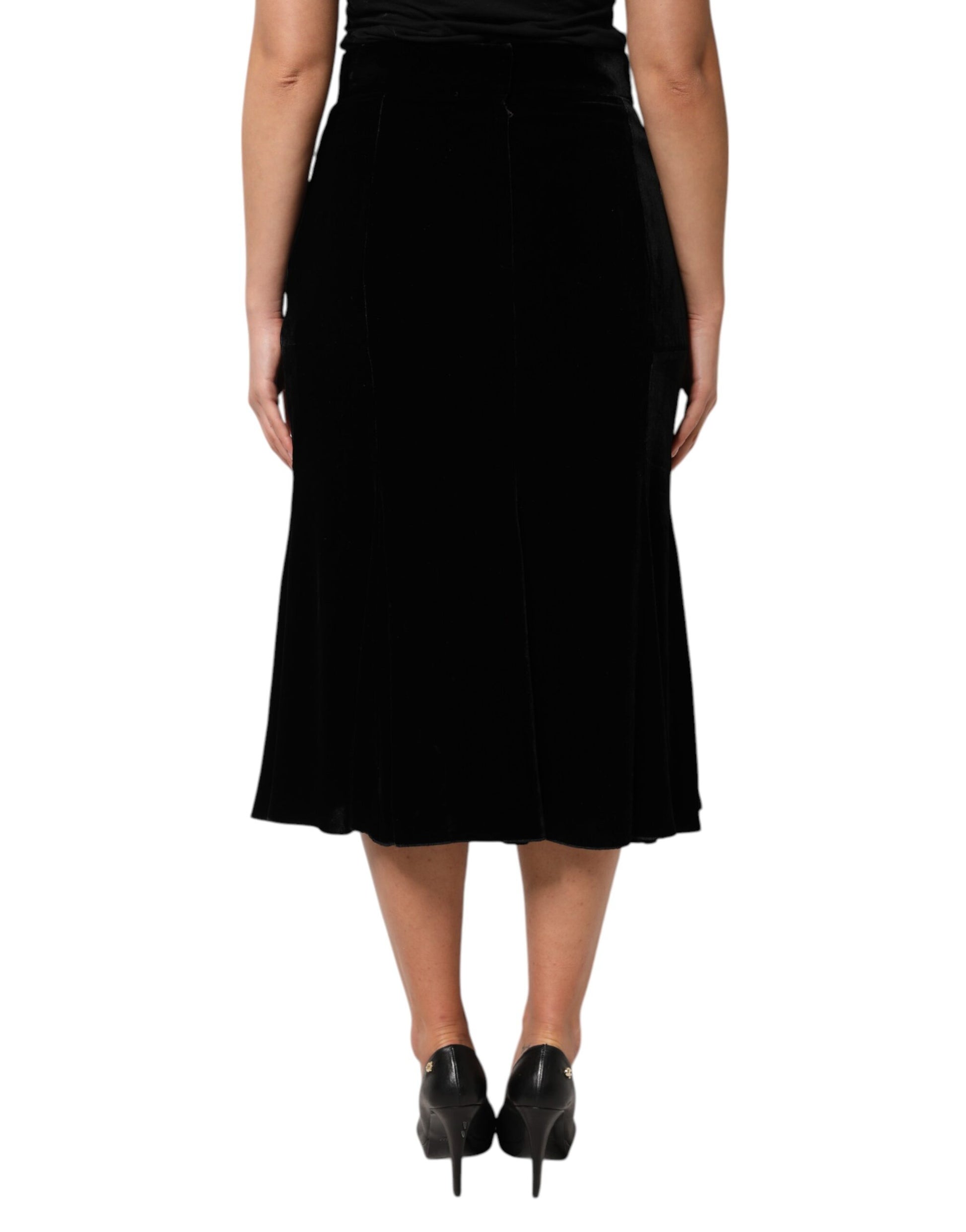 Dolce & Gabbana Black Midi for Women side view