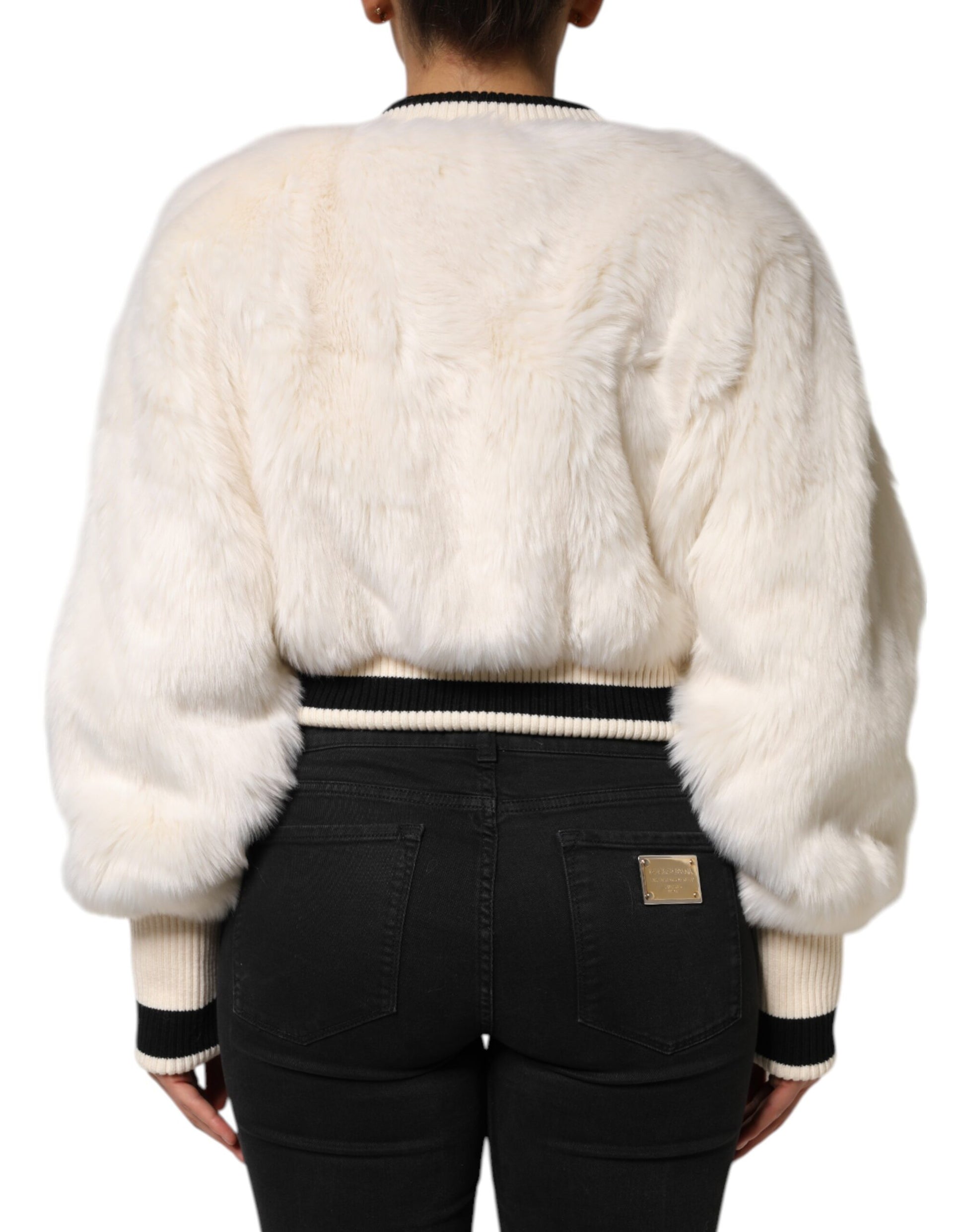Dolce & Gabbana White Sweatshirt for Women side view