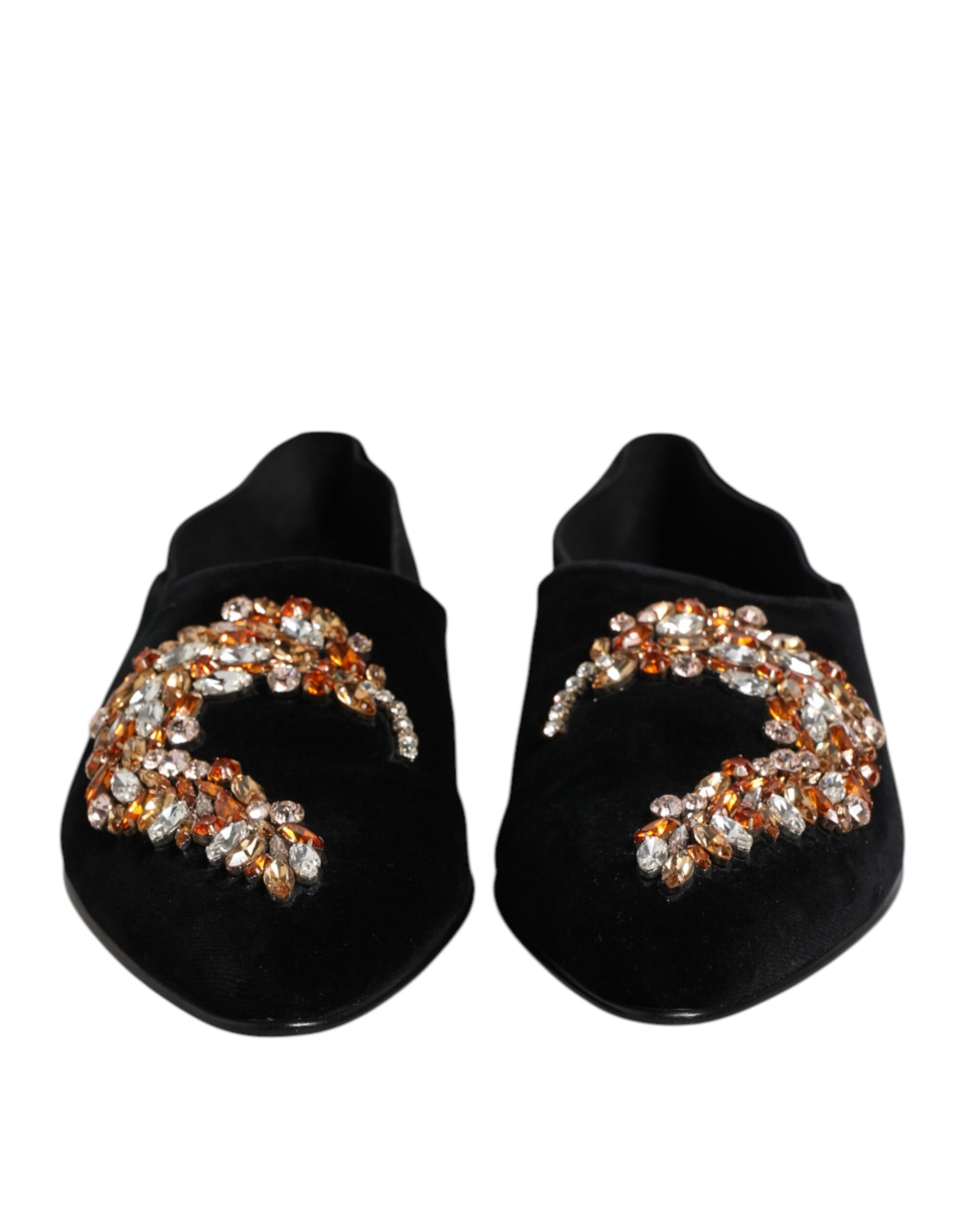 Dolce & Gabbana Black Slip On Loafers for Men alternate view
