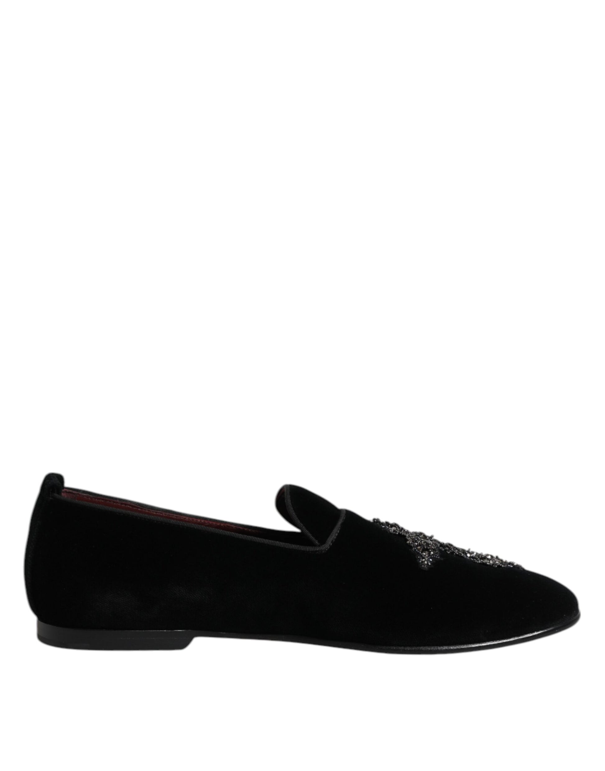 Dolce & Gabbana Black Slip On Loafers for Men additional view