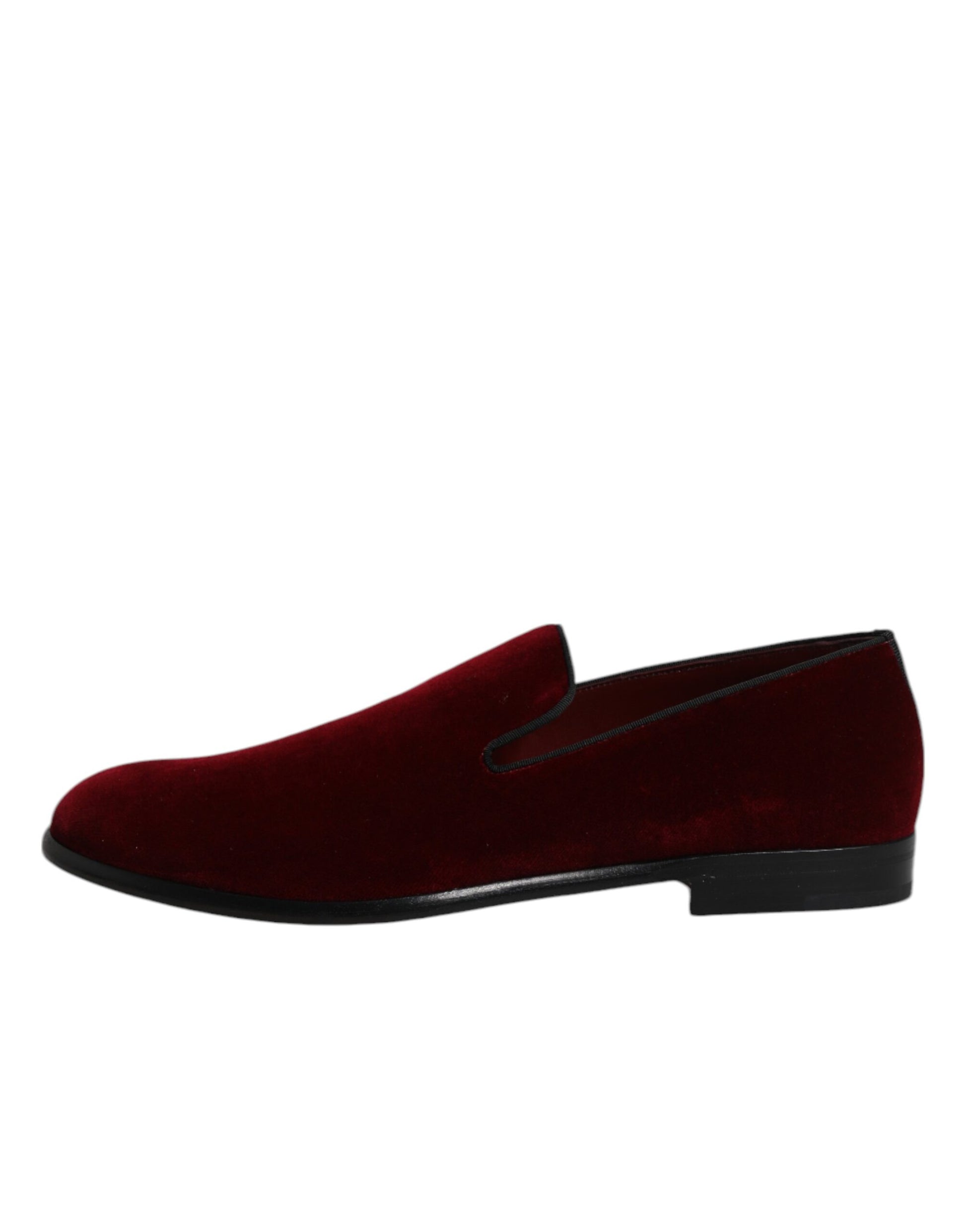 Dolce & Gabbana Red Slip On Loafers for Men additional view