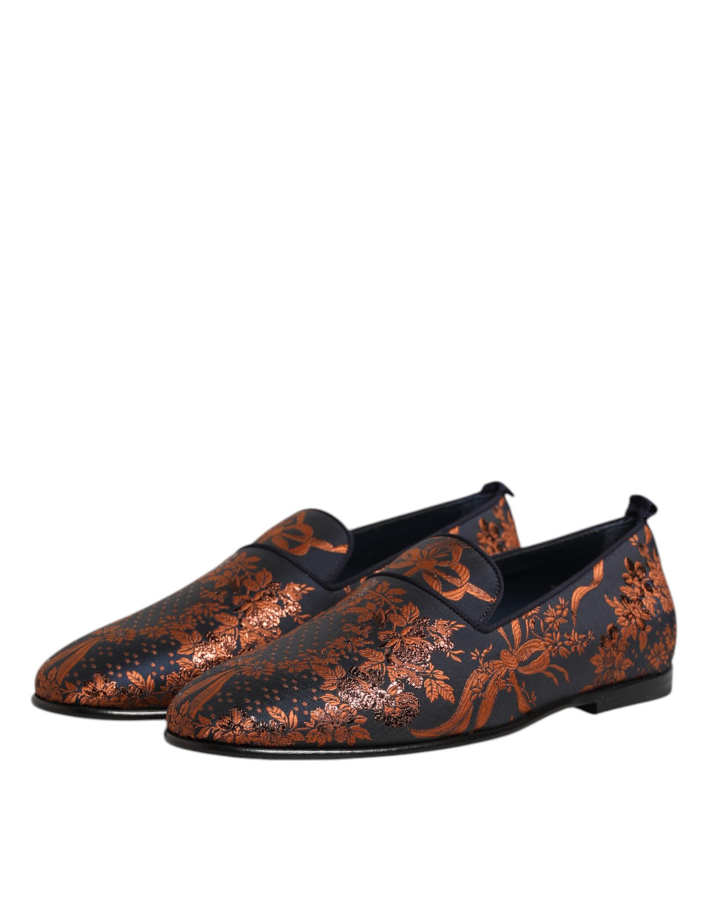Dolce & Gabbana Black Slip On Loafers for Men side view