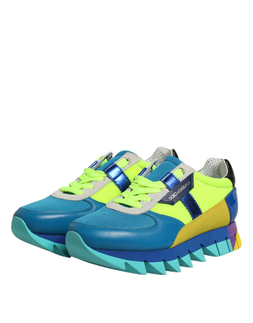 Dolce & Gabbana Multicolor Low Top Sneakers for Men side view
