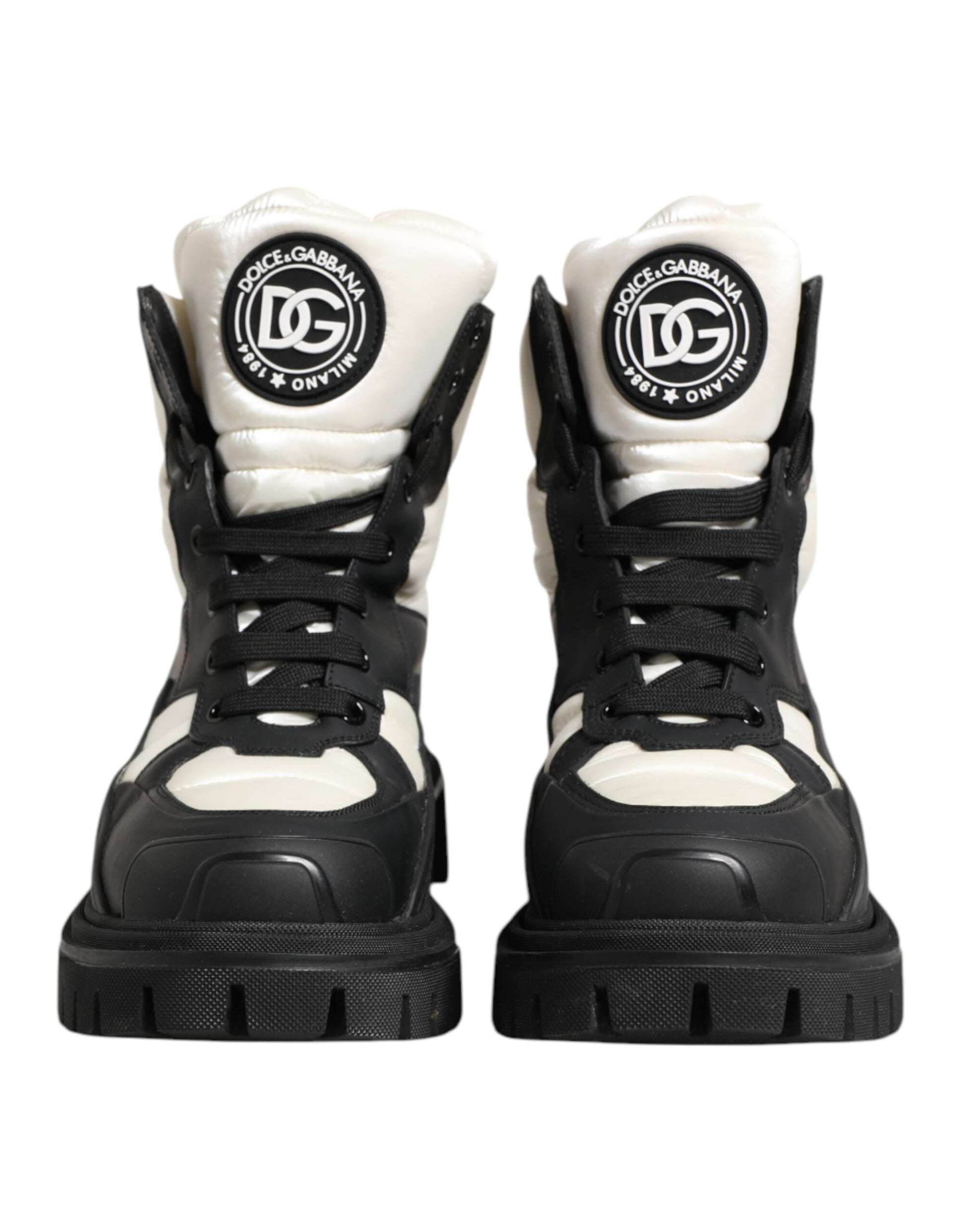Dolce & Gabbana Black Lace Up Boots for Women alternate view