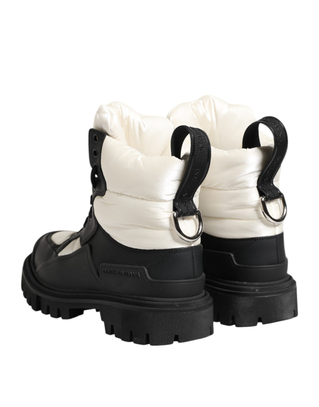 Dolce & Gabbana Black Lace Up Boots for Women additional view