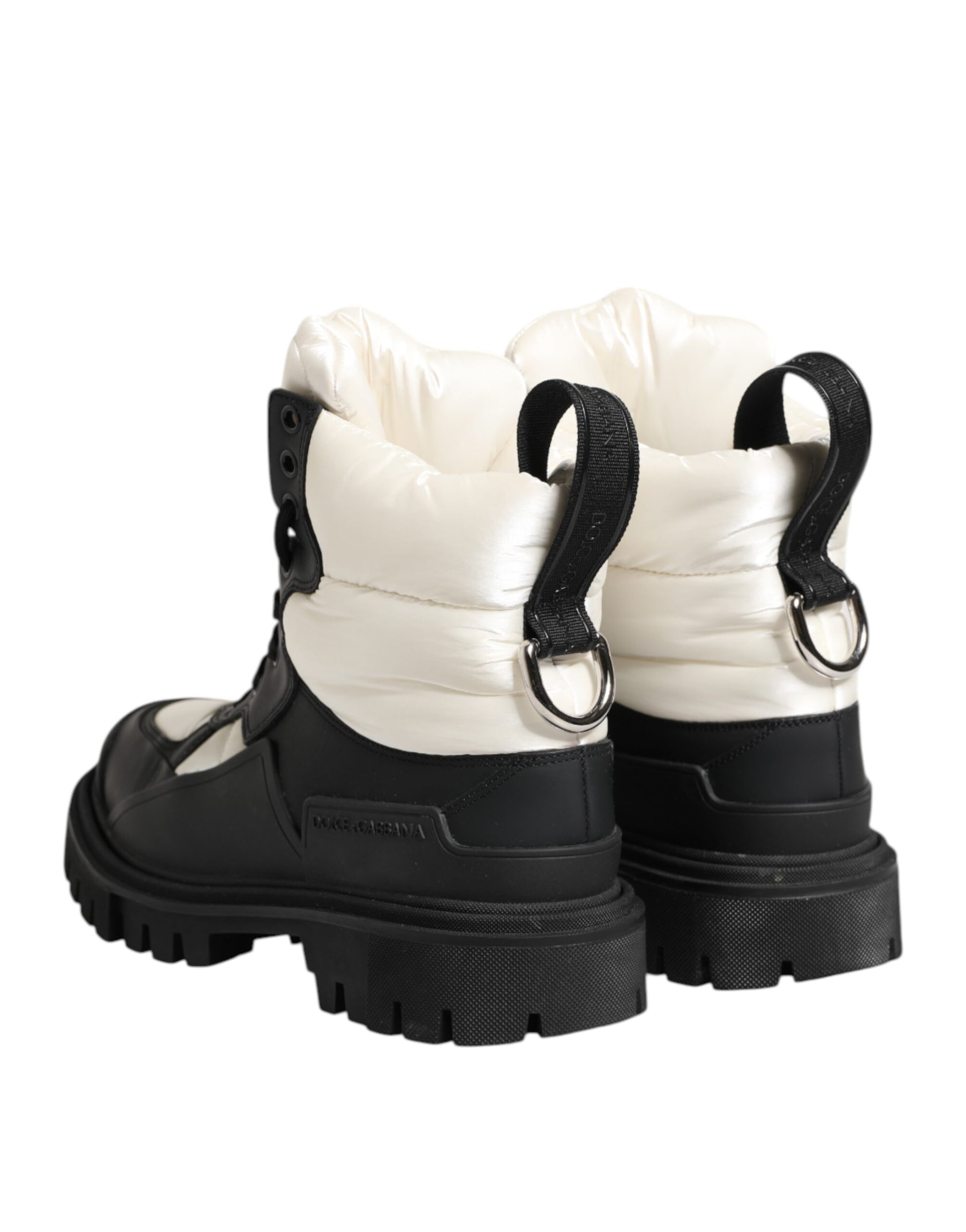 Dolce & Gabbana Black Lace Up Boots for Women additional view