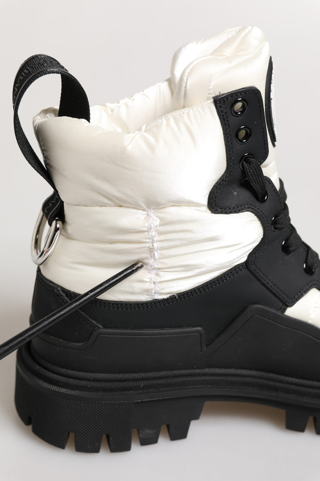 Dolce & Gabbana Black Lace Up Boots for Women additional view