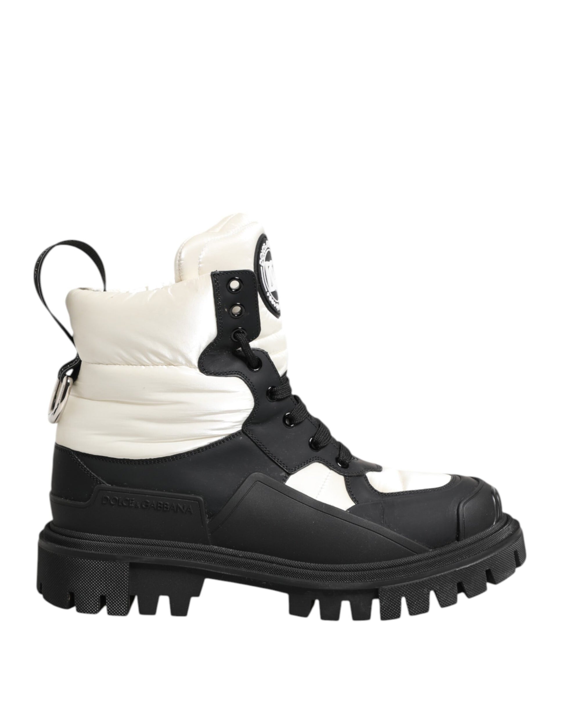 Dolce & Gabbana Black Lace Up Boots for Women