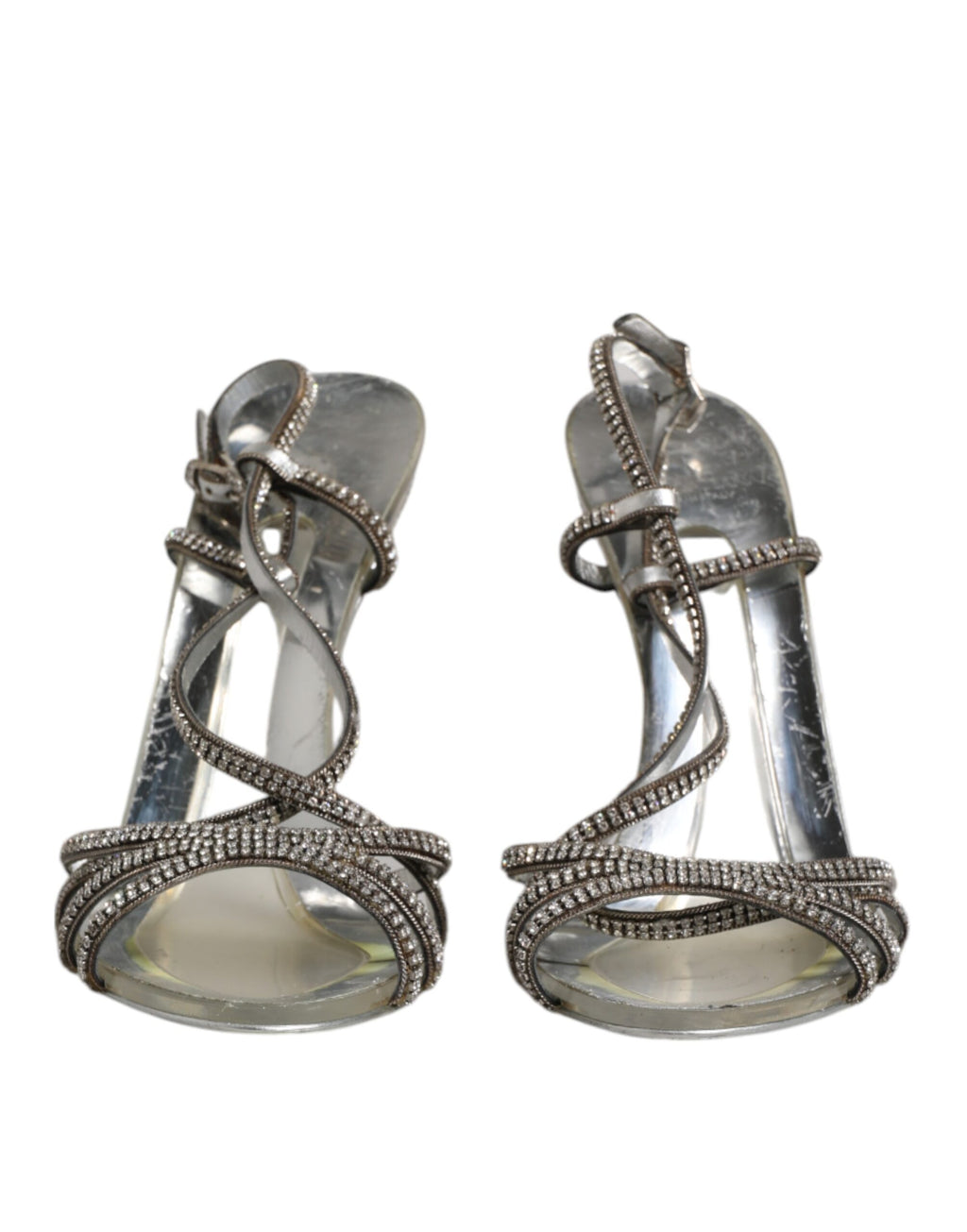 Dolce & Gabbana Silver Stiletto Heels for Women alternate view