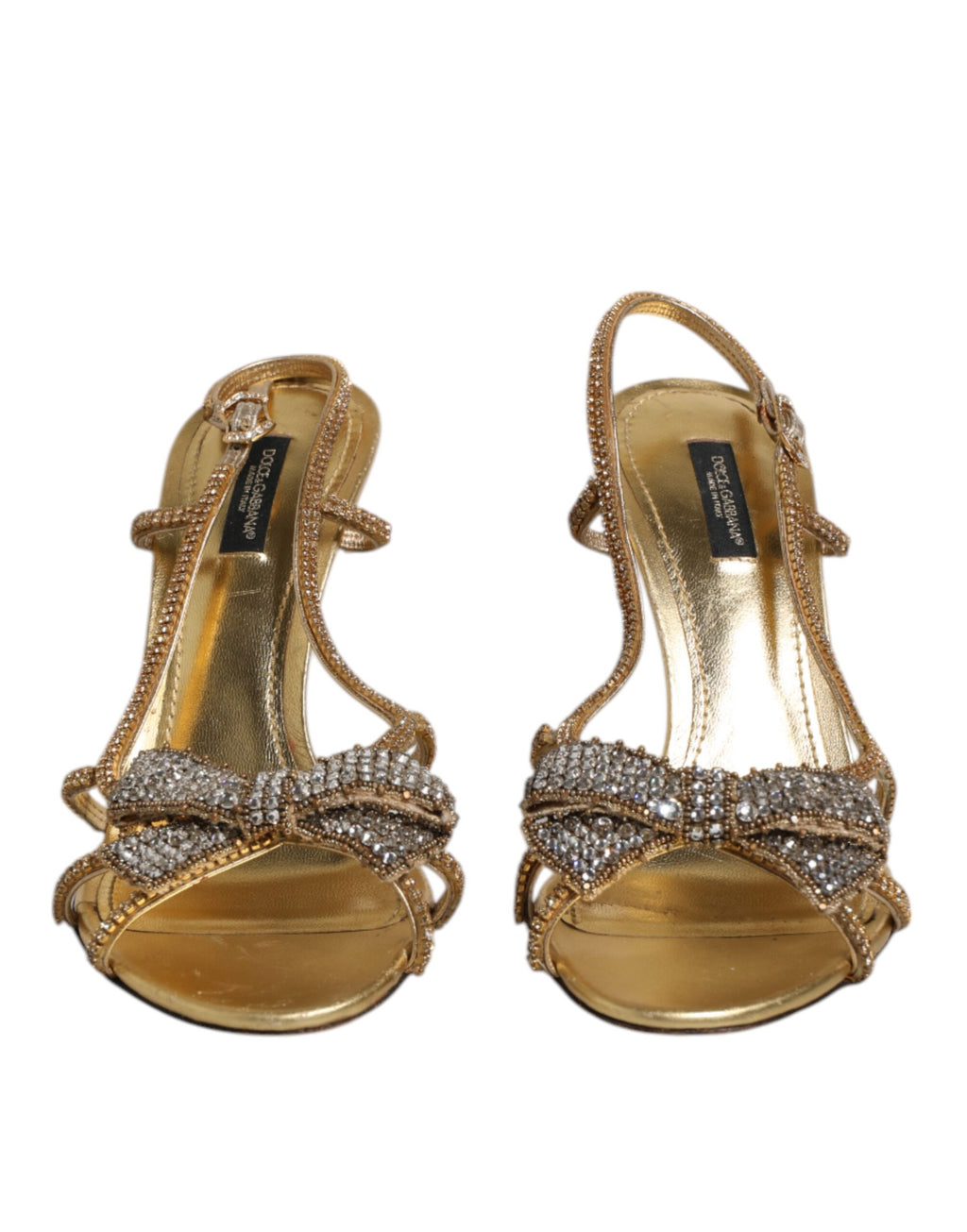 Dolce & Gabbana Gold Stiletto Heels for Women alternate view