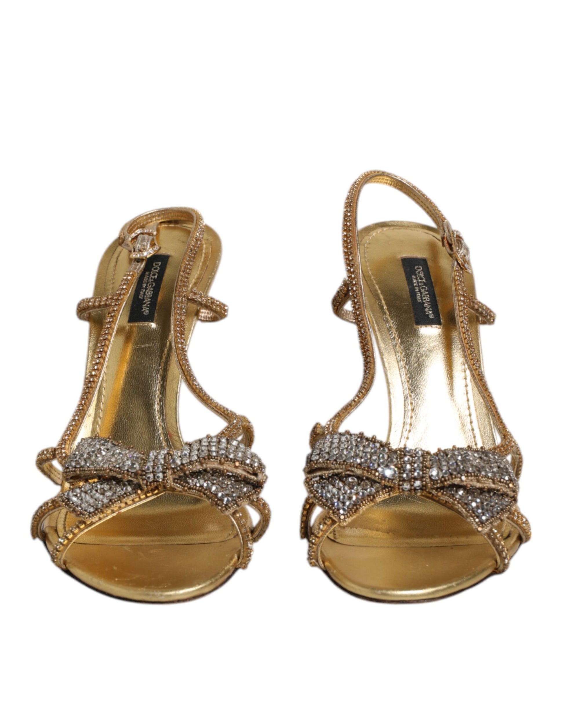 Dolce & Gabbana Gold Stiletto Heels for Women alternate view