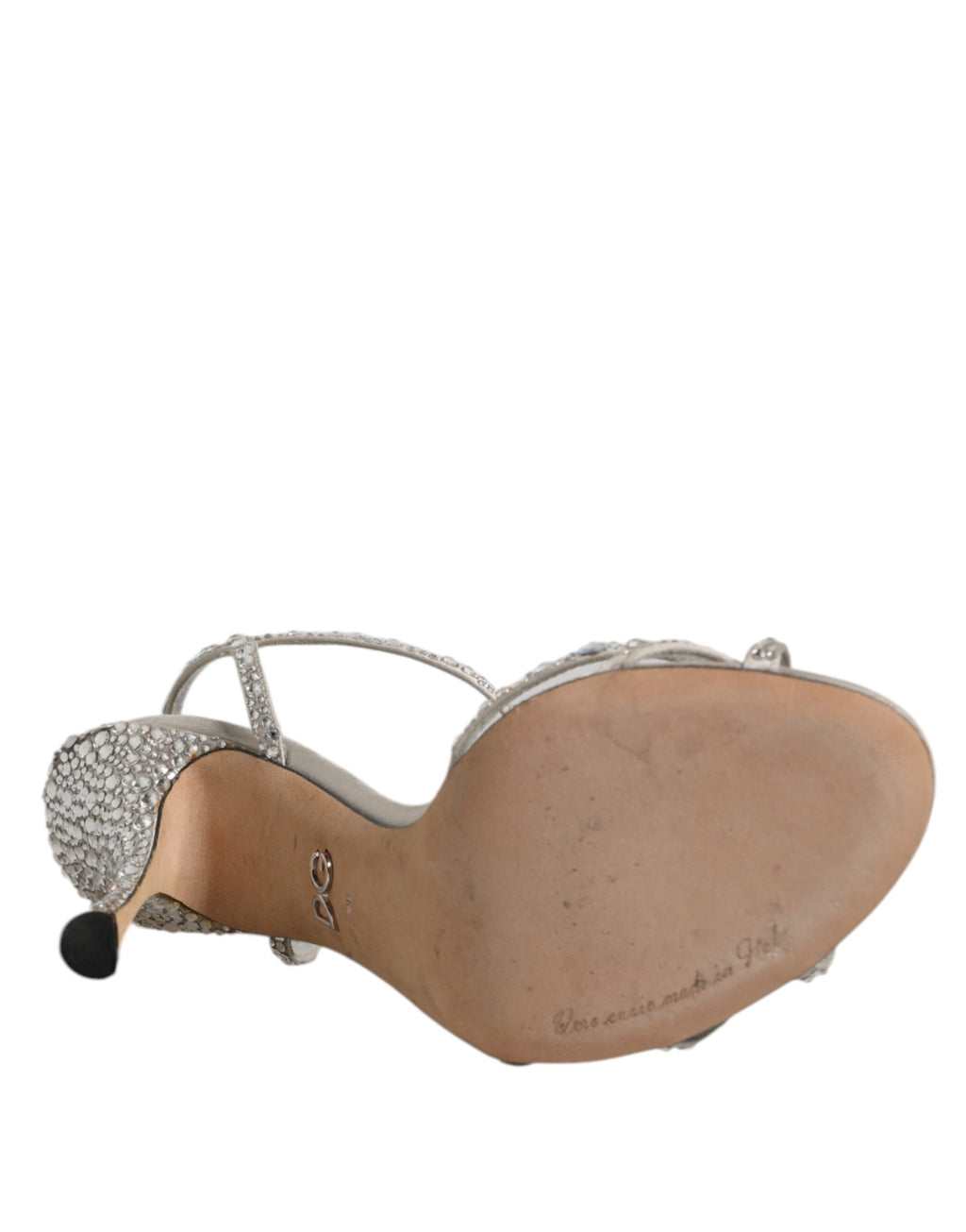 Dolce & Gabbana Silver Stiletto Heels for Women additional view