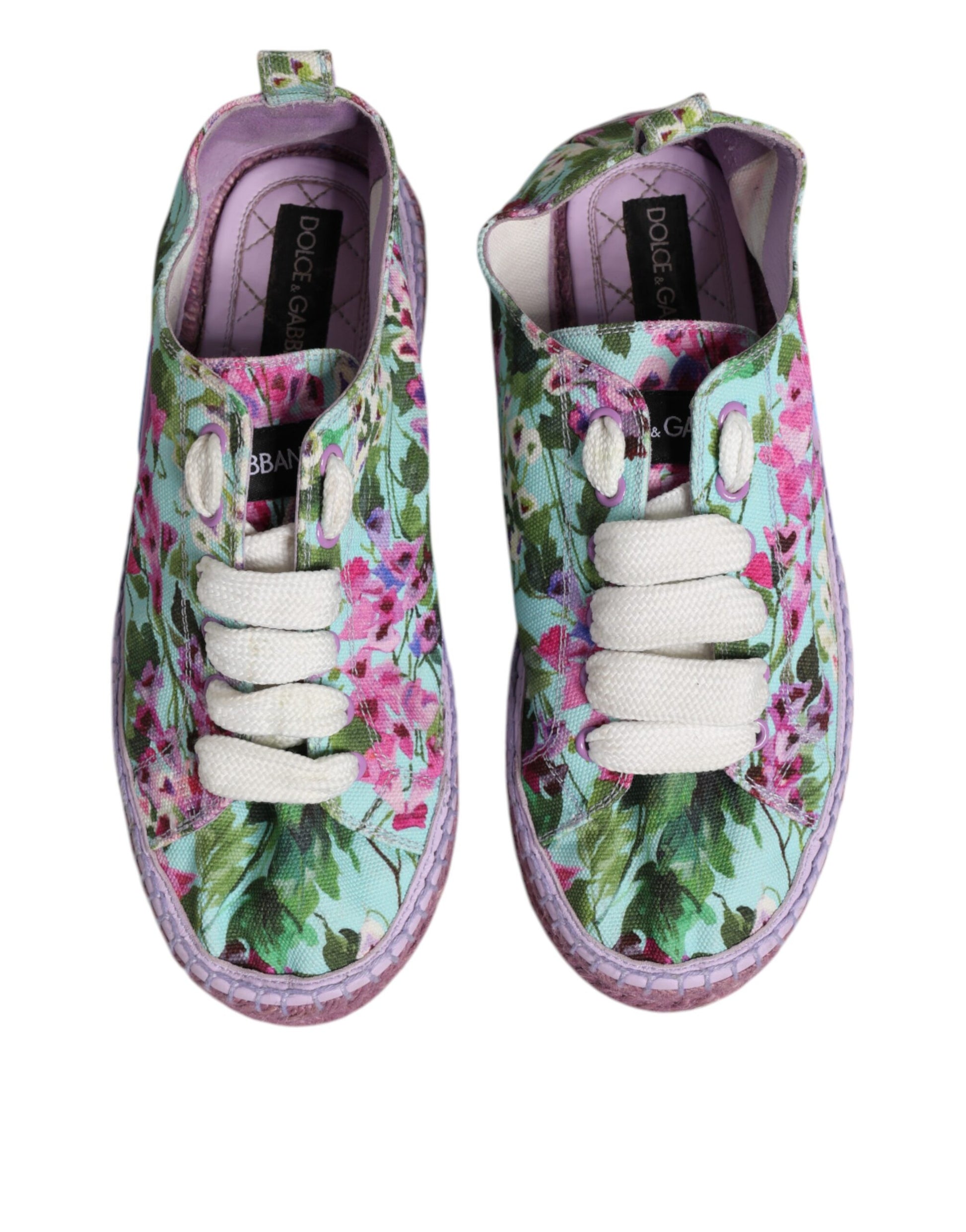 Dolce & Gabbana Multicolor Low Top Sneakers for Women detail view
