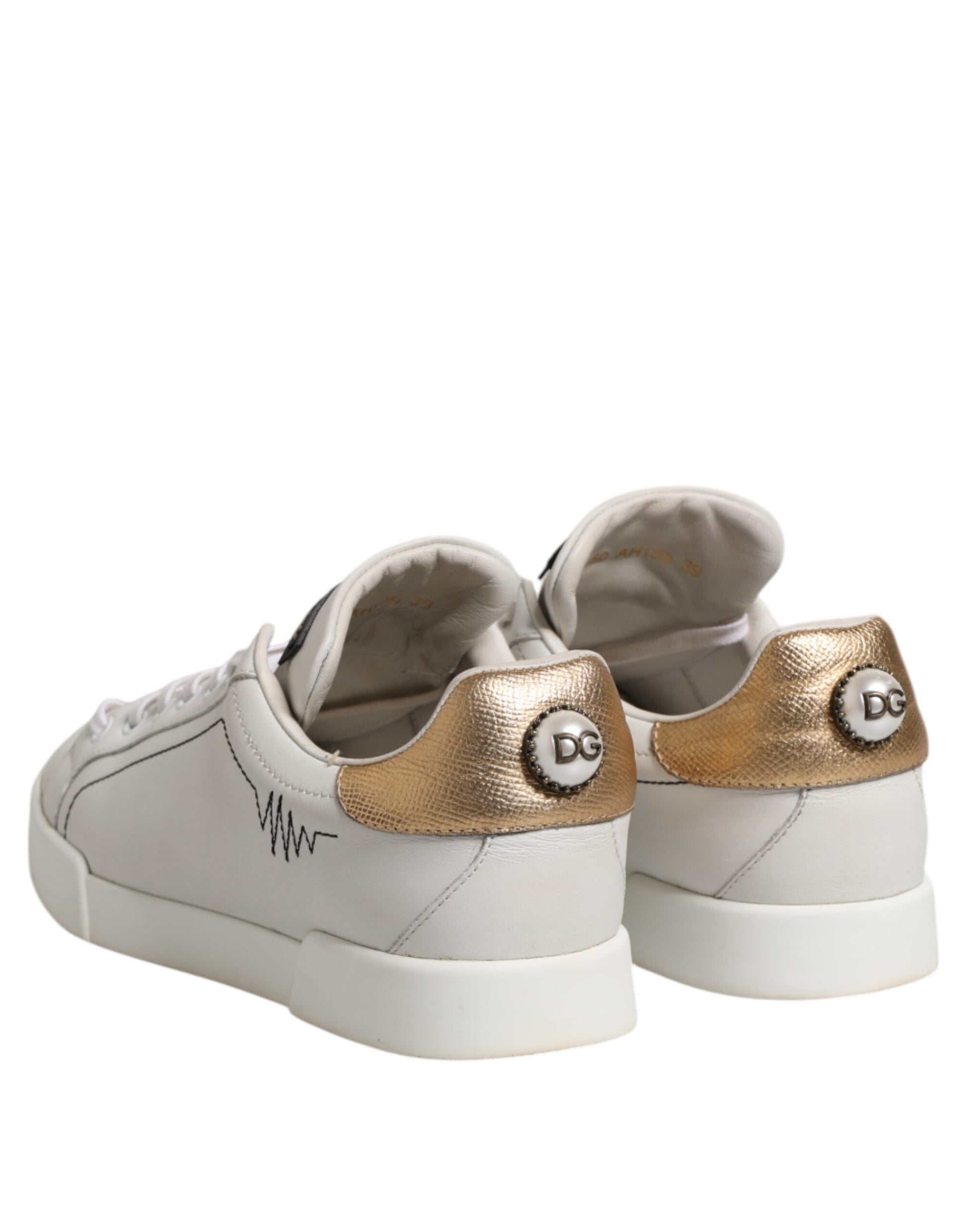 Dolce & Gabbana White Low Top Sneakers for Women additional view