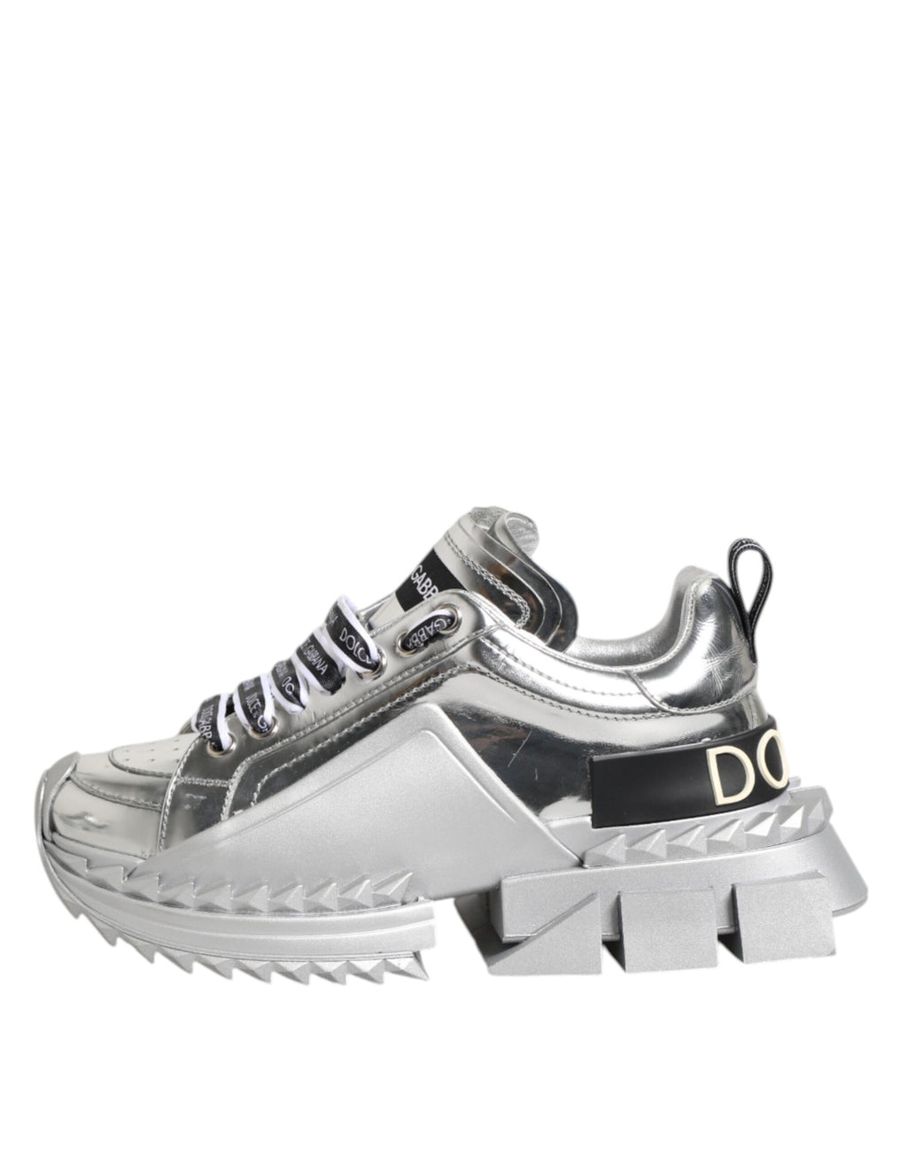Dolce & Gabbana Silver Low Top Sneakers for Women additional view