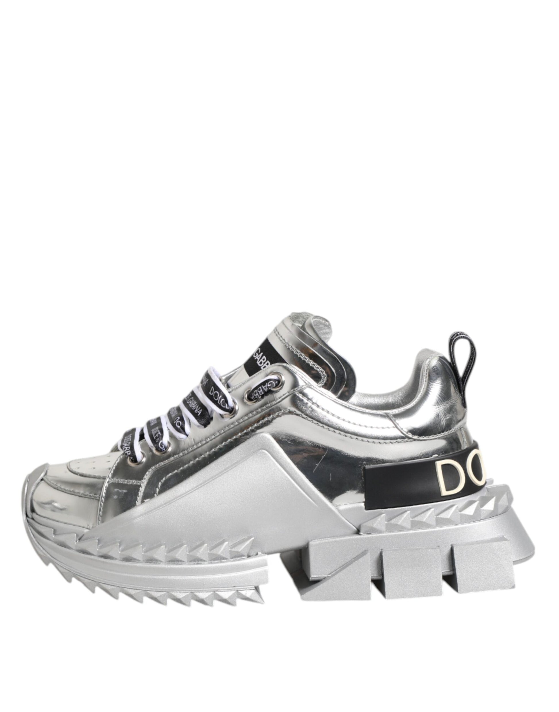 Dolce & Gabbana Silver Low Top Sneakers for Women additional view