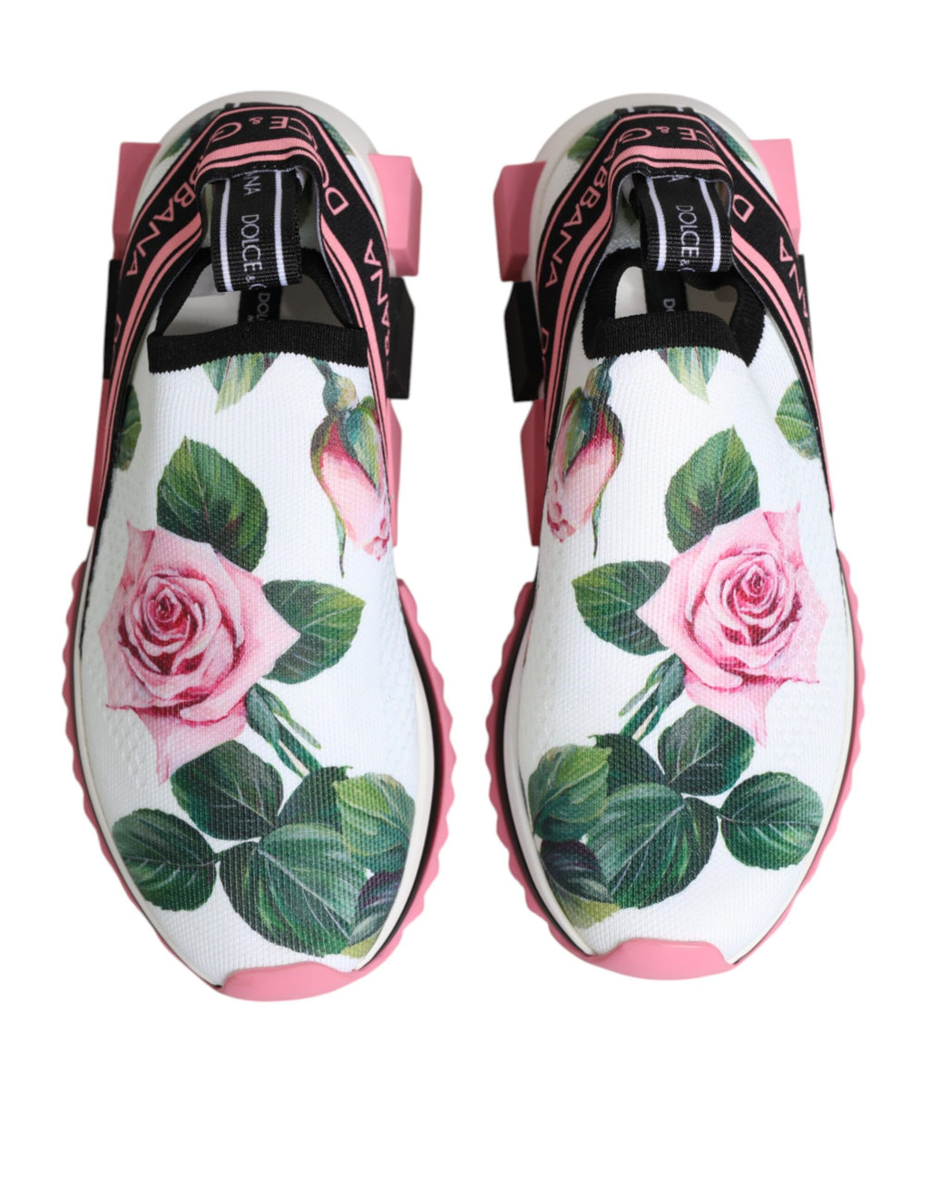Dolce & Gabbana White Low Top Sneakers for Women detail view