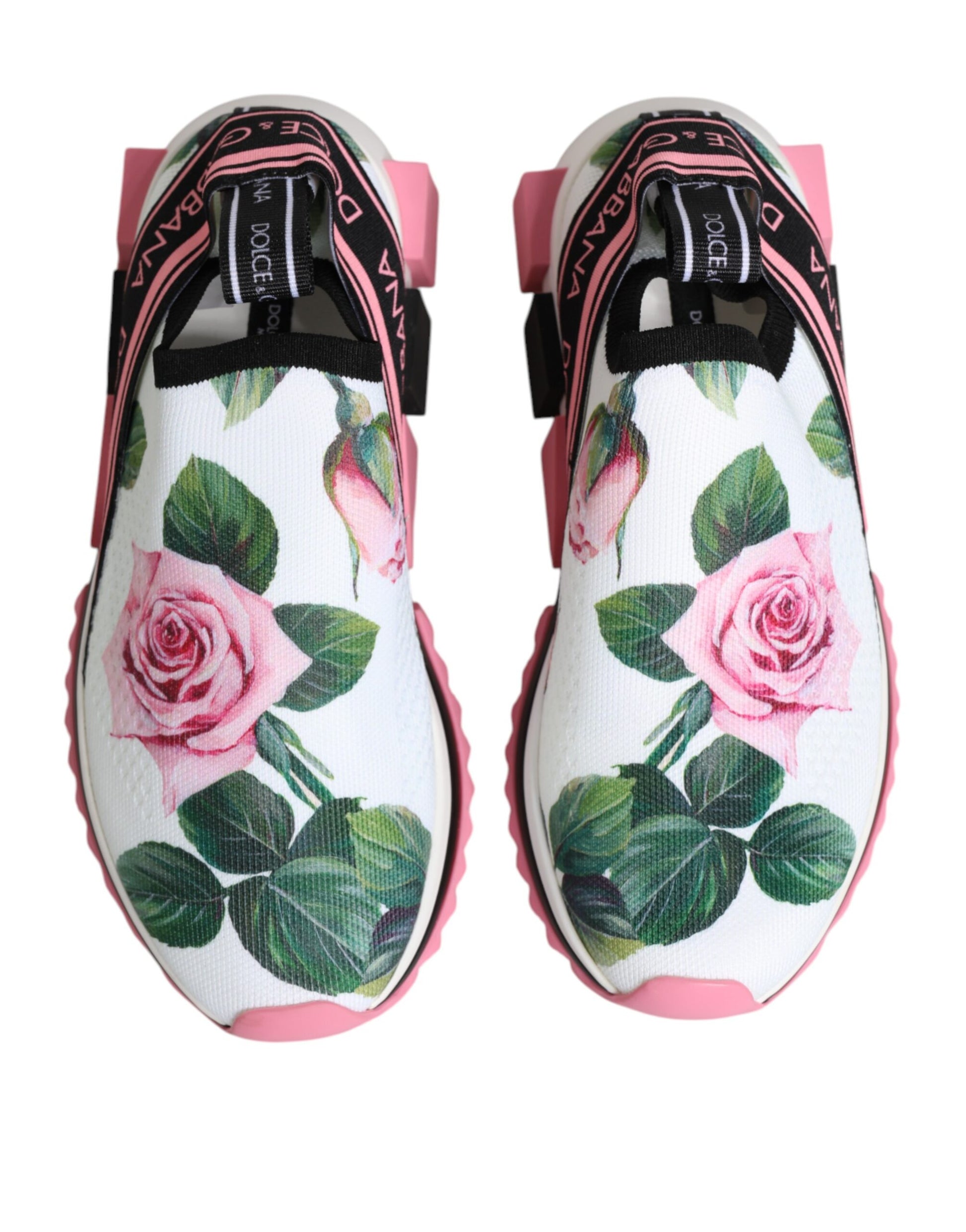 Dolce & Gabbana White Low Top Sneakers for Women detail view