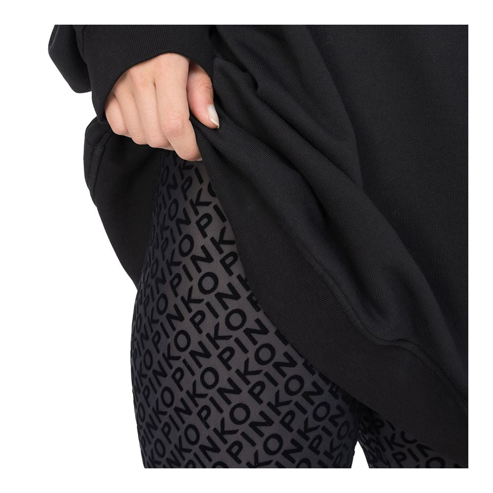 PINKO Schwarze Nylonjeans und Hose