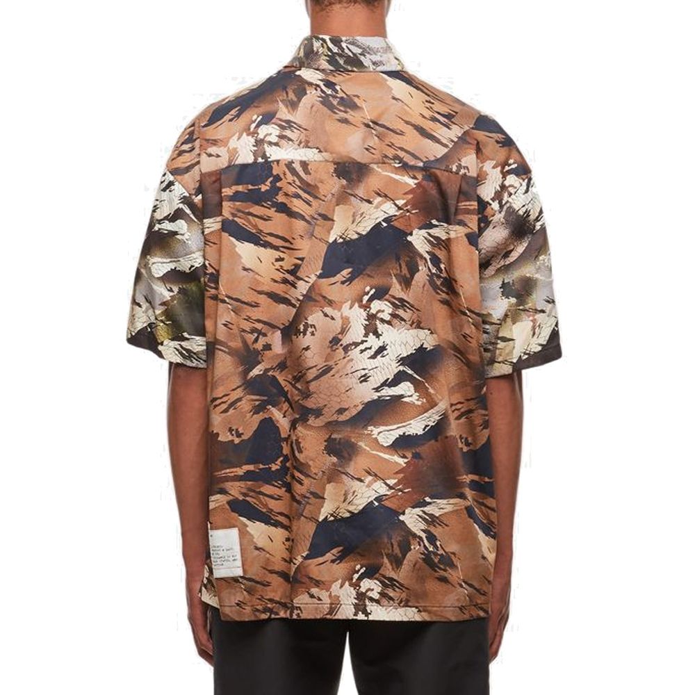 Heron Preston Camouflage-Popeline-Hemd