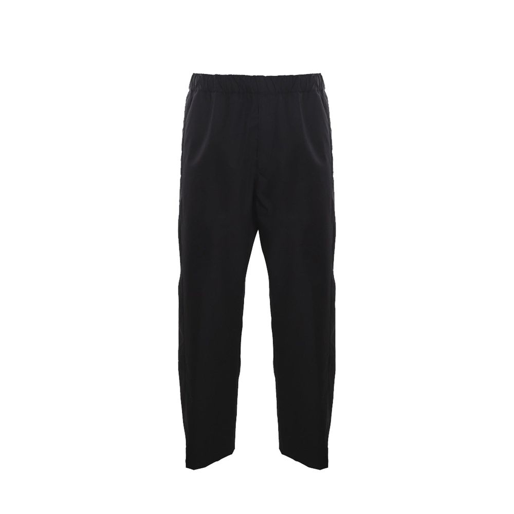 Alexander McQueen Black Cotton Casual Pants