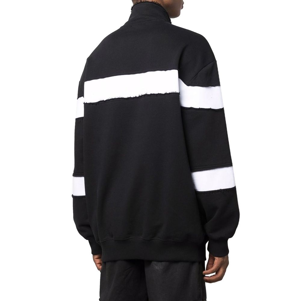 Balmain Black Cotton Sweatshirt