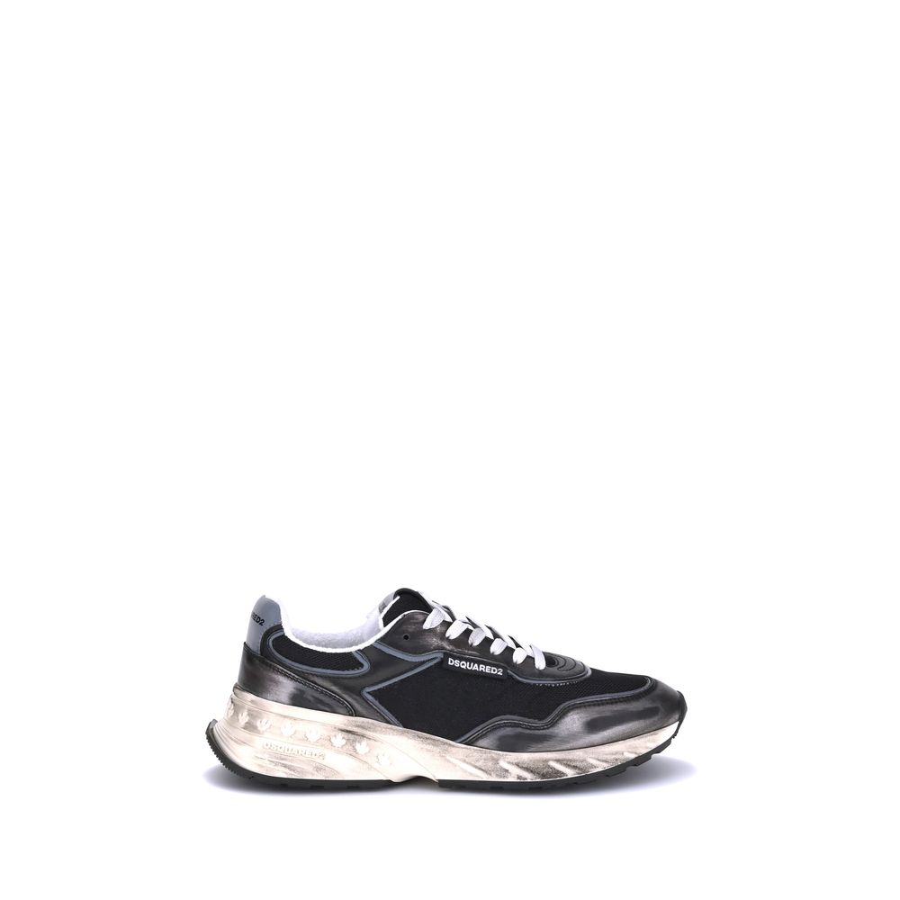Dsquared² Black Athletic Sneakers for Men