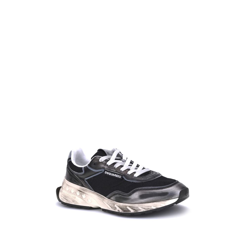 Dsquared² Black Athletic Sneakers for Men alternate view