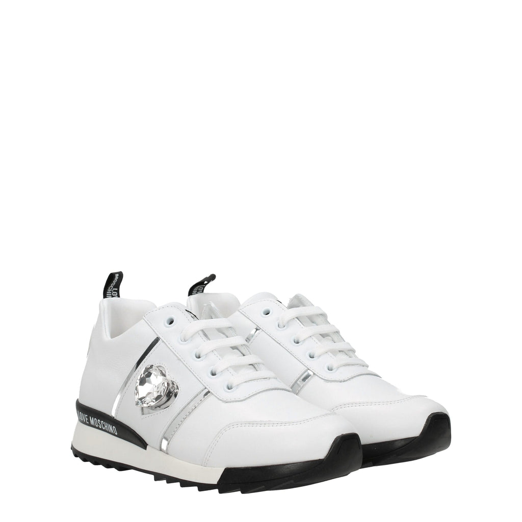 Love Moschino White Low Top Sneakers for Women alternate view