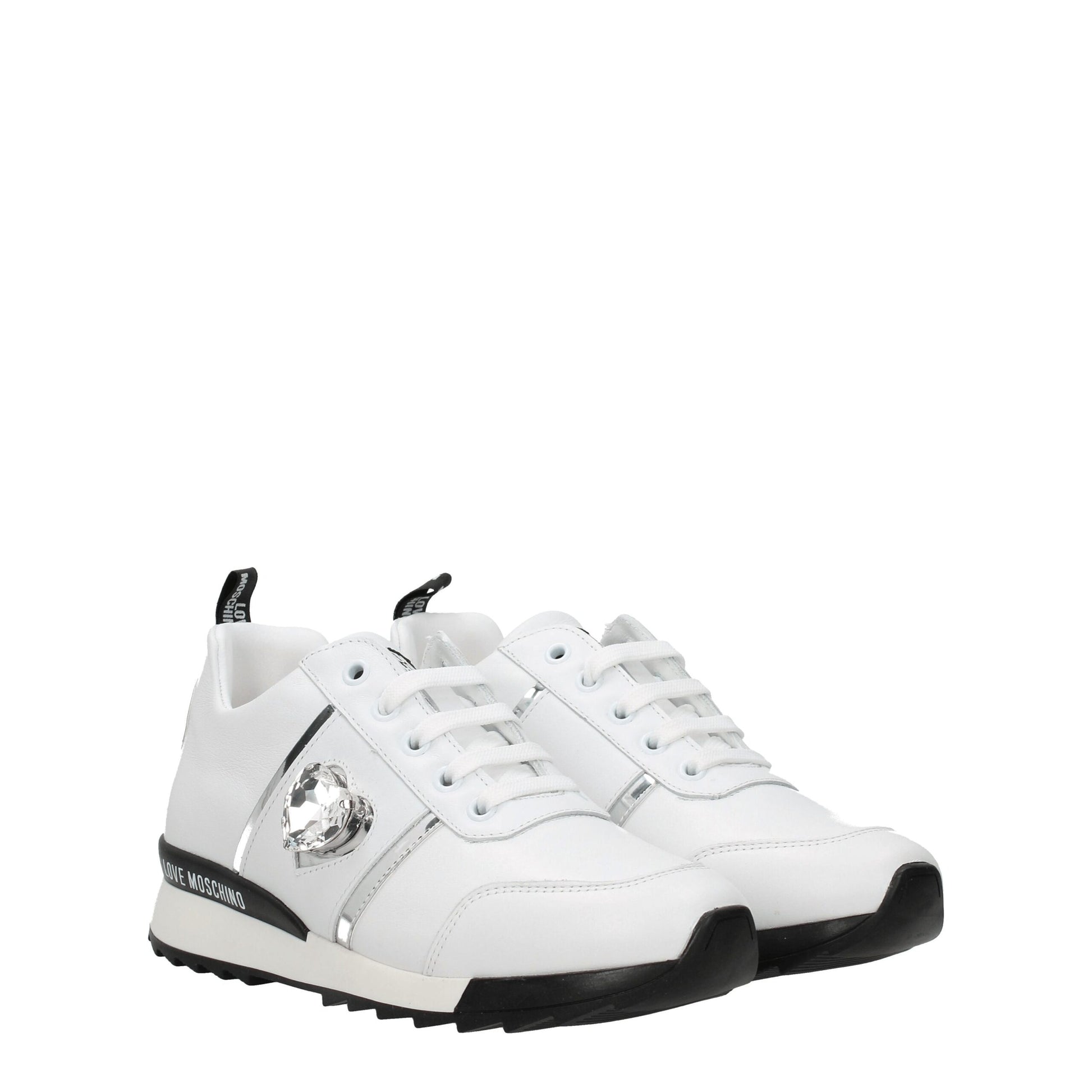Love Moschino White Low Top Sneakers for Women alternate view
