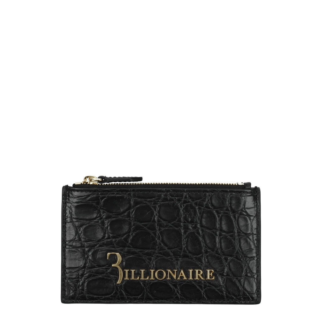 Billionaire Italian Couture Black Cardholders for Men