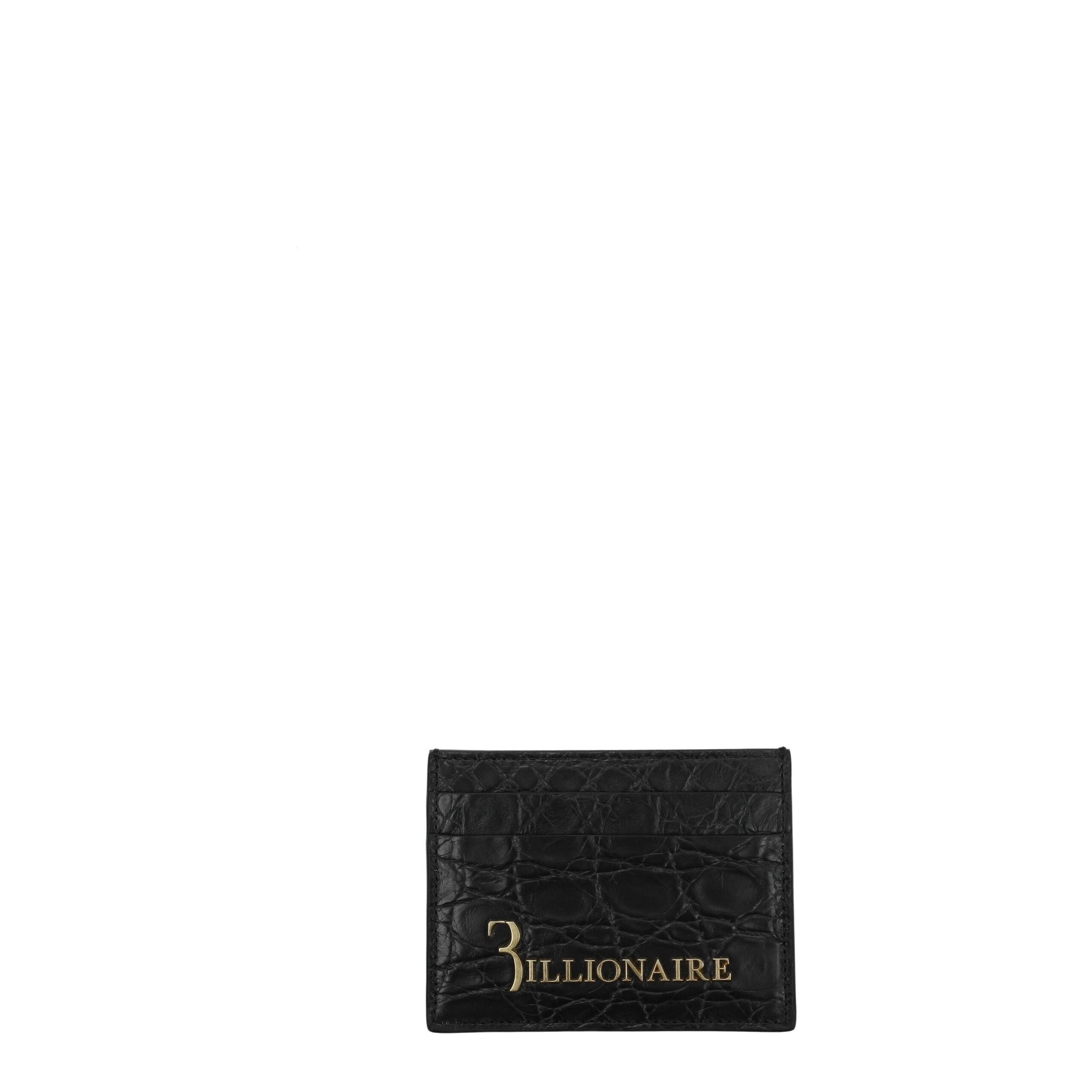 Billionaire Italian Couture Black Cardholders for Men