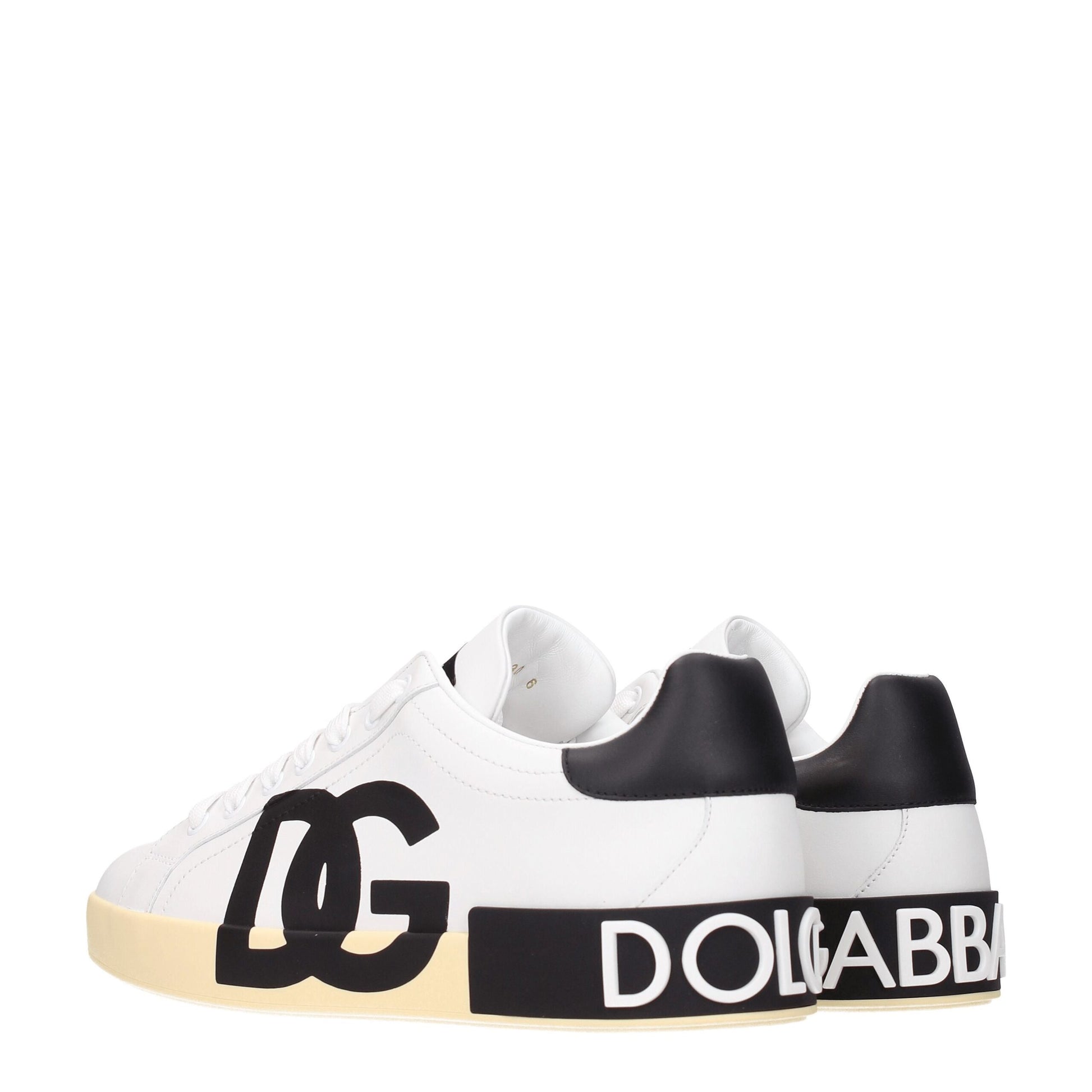 Dolce & Gabbana White Sneakers side view