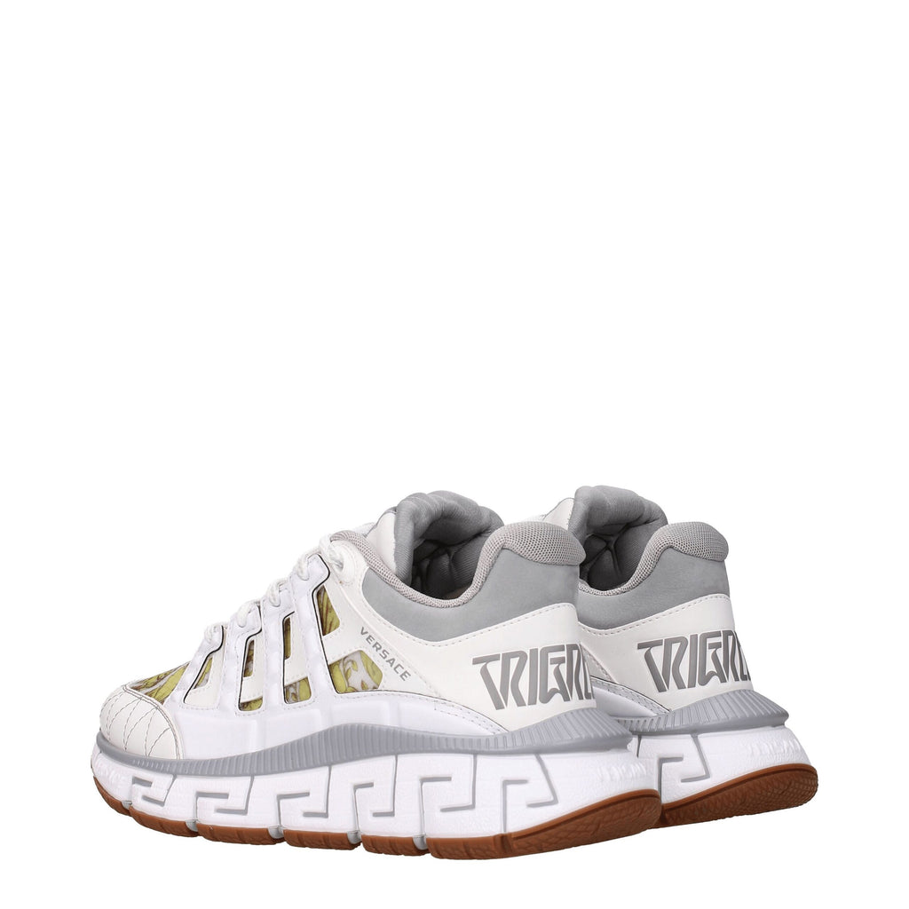 Versace White Athletic Sneakers for Women side view