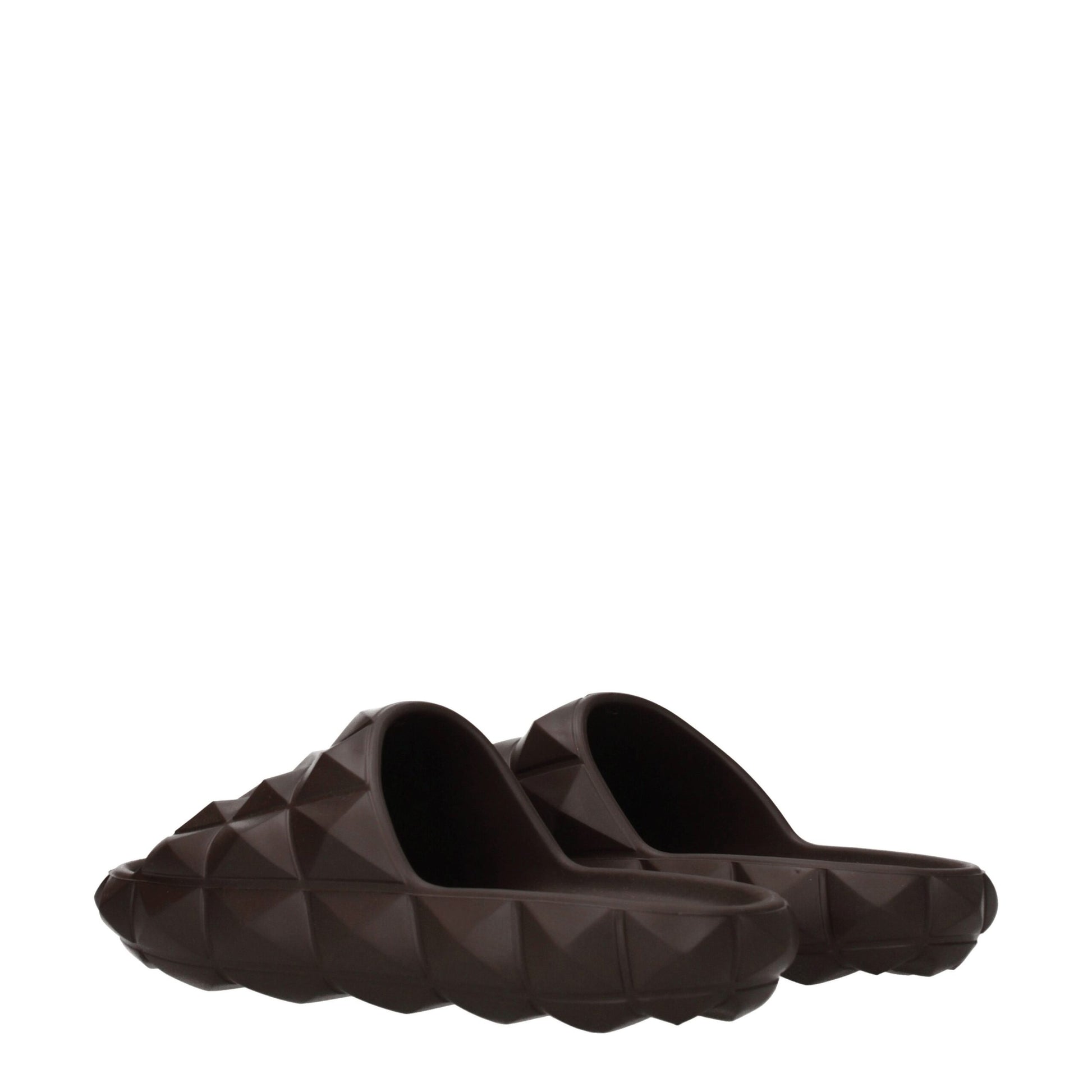 Valentino Garavani Brown Slippers for Men side view