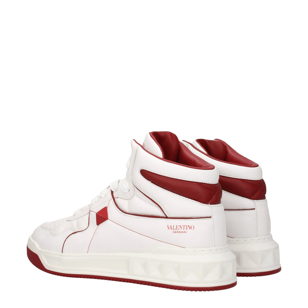 Valentino Garavani White High Tops for Men side view